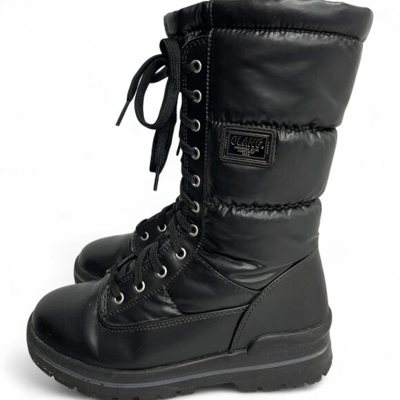 Olang Women's Black Lace Up Waterproof Insulated Winter Boots EU 38 USA 7.5 - Picture 8 of 13